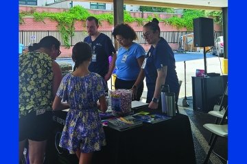 Mercy University School of Nursing faculty and students participate at Mamaroneck Health Fair