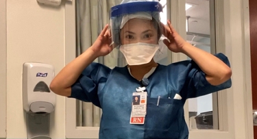 Nyssamae Garcia in PPE