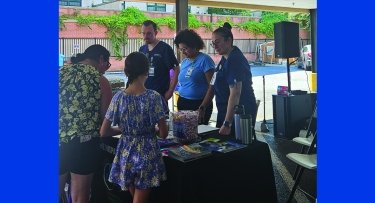 Mercy University School of Nursing faculty and students participate at Mamaroneck Health Fair