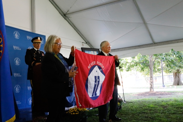 Photo of "Never Forget" Remembrance Flag