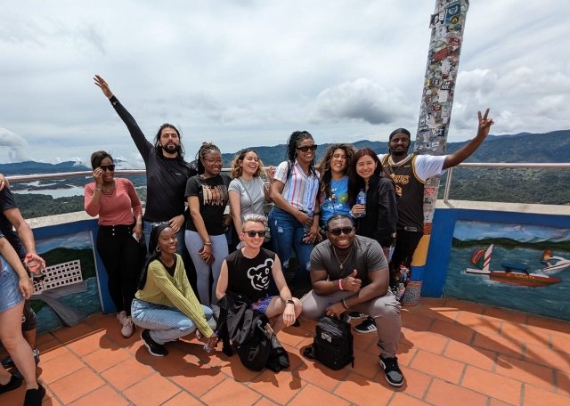 Mercy University students in Medellin, Colombia