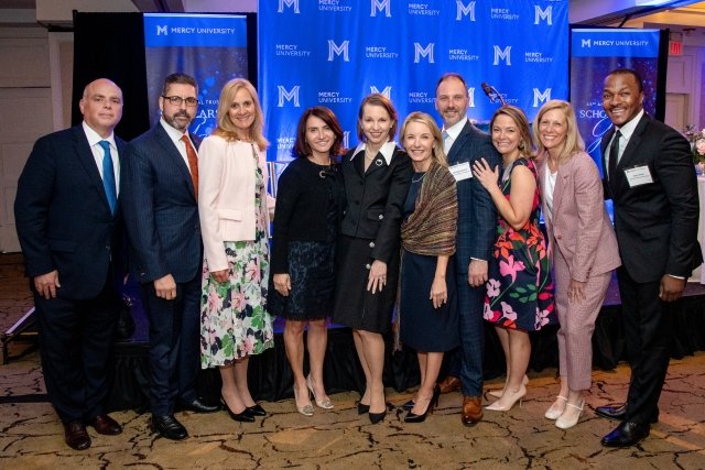 Honoree Susan Fox and her White Plain Hospital team at Mercy University's 43rd Annual Trustees Gala