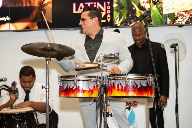 Tito Puente Jr and his band at Latin Biz Today's Spectrum of Success Event hosted by Mercy University