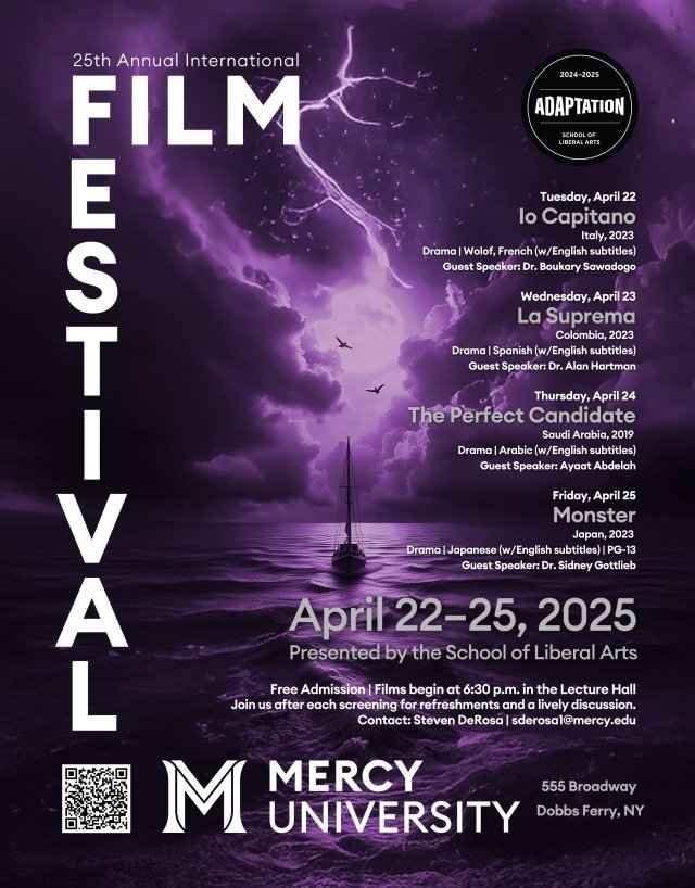 25th Annual International Film Festival Flyer